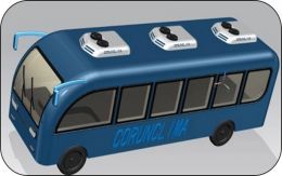 36.0KW Solución de enfriamiento eléctrica AC360TB para el autobús