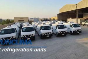 Unidad de refrigeración de camiones en los Emiratos Árabes Unidos