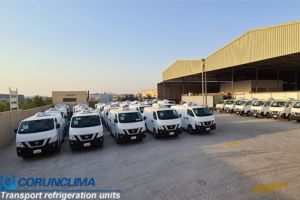 140 juegos de C300T unidad de refrigeración de furgoneta entregada a los Emiratos Árabes Unidos