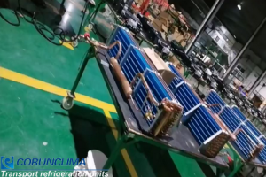Unidades de refrigeración de transporte de alta calidad ensambladas en la línea de producción de Corunclima