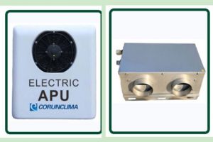 Aire acondicionado para camión Corunclima K50BS de gran capacidad de refrigeración con montaje en pared trasera